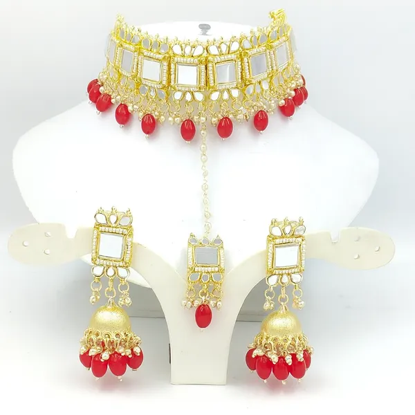 Red_Brass_Premium_&_Elegant_Choker_&_Earring_Set_For_Women