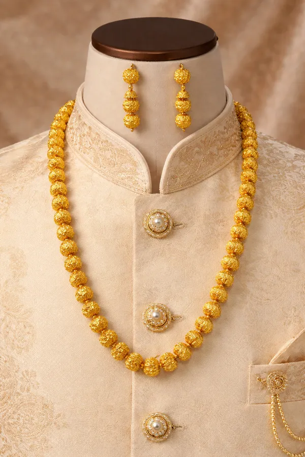 Viva_Jewels_Traditional_Gold-Plated_Alloy_Bead_Mala_–_Exquisite_Textured_Filigree_Gold_Ball_Necklace_for_Daily_Wear_&_Ethnic_Occasions