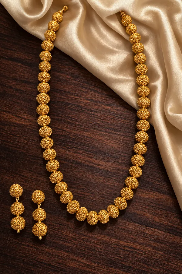 Viva_Jewels_Traditional_Gold-Plated_Alloy_Bead_Mala_–_Exquisite_Textured_Filigree_Gold_Ball_Necklace_for_Daily_Wear_&_Ethnic_Occasions
