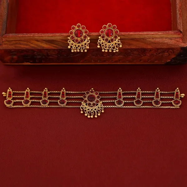 Viva_Jewels_Premium_Red_Brass_Choker_with_Matching_Earrings_–_Elegant_Ethnic_Jewellery_Set_for_Weddings_&_Festive_Wear