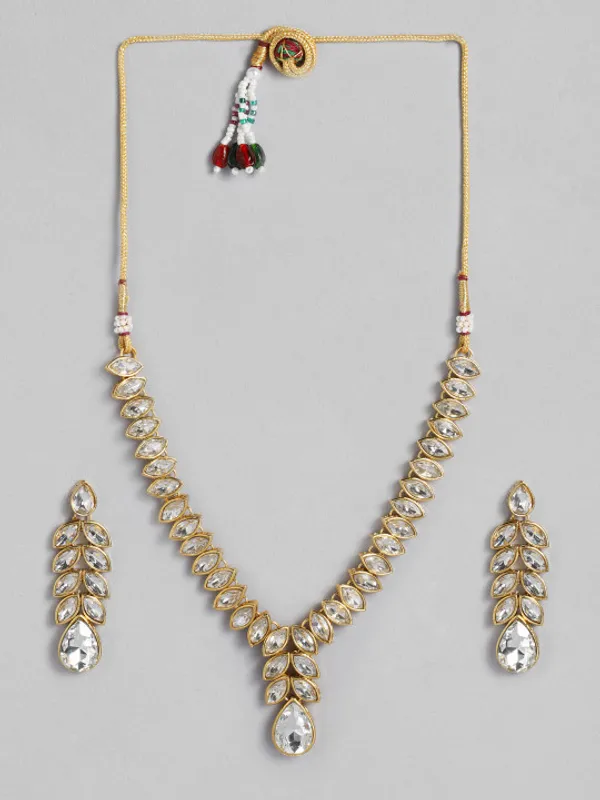 Viva_Jewels_Regal_Gold-Plated_White_Kundan_Choker_Set_–_Classic_Floral_Heritage_Necklace_with_Clear_Crystal_Droplets_and_Matching_Statement_Earrings