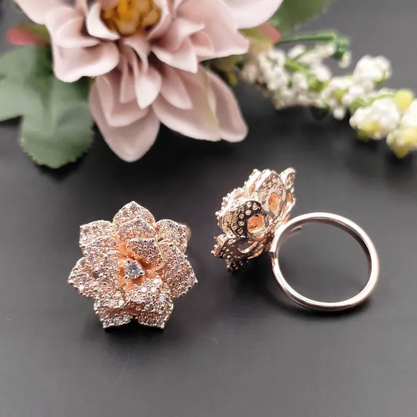 Viva_Jewels_Exquisite_Rose_Gold_Plated_CZ_Blooming_Flower_Ring_–_Handcrafted_Adjustable_Statement_Ring_with_Premium_Cubic_Zirconia_Accents