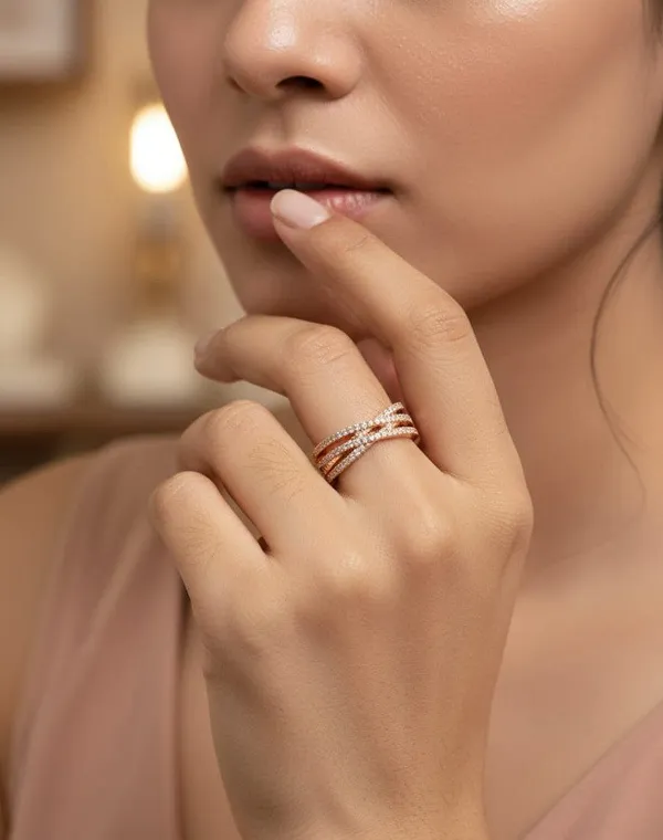 Viva_Jewels_Radiant_Rose_Gold-Plated_Intertwined_Infinity_Band_–_Premium_Criss-Cross_Designer_Ring_Encrusted_with_Shimmering_Cubic_Zirconia