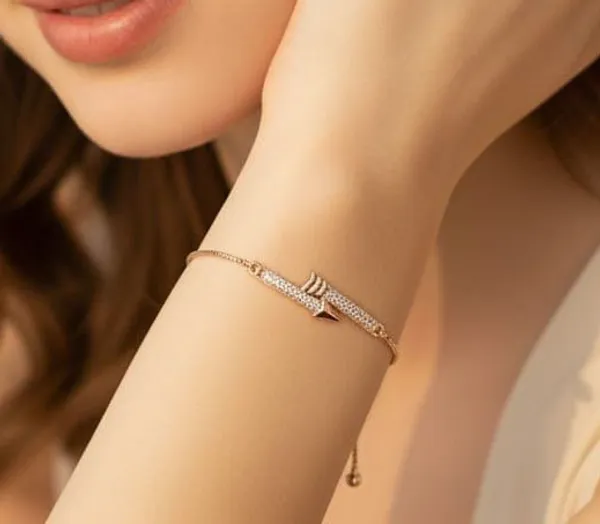 Viva_Jewels_Elegant_Rose_Gold-Plated_Minimalist_Arrow_Bolo_Bracelet_–_Sparkling_American_Diamond_Adjustable_Pull-String_Bracelet_for_Daily,_Office_&_Casual_Wear