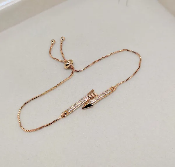 Viva_Jewels_Elegant_Rose_Gold-Plated_Minimalist_Arrow_Bolo_Bracelet_–_Sparkling_American_Diamond_Adjustable_Pull-String_Bracelet_for_Daily,_Office_&_Casual_Wear