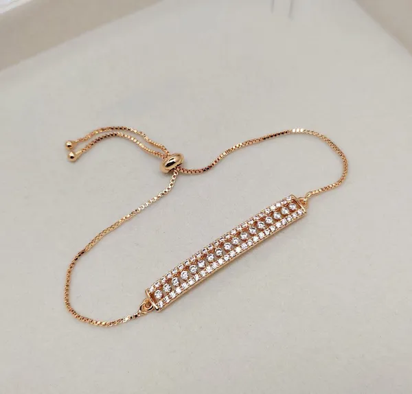Viva_Jewels_Elegant_Rose_Gold-Plated_Minimalist_Triple-Row_Shimmering_Bar_Bolo_Bracelet_–_Sparkling_American_Diamond_Adjustable_Pull-String_Bracelet_for_Daily,_Office_&_Casual_Wear
