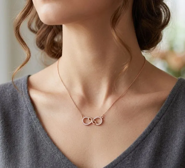 Viva_Jewels_Eternal_Sparkle_Infinity_Pendant_–_Rose_Gold-Plated_Minimalist_Necklace_with_Dual-Infinity_Motif_and_Shimmering_Crystal_Pavé