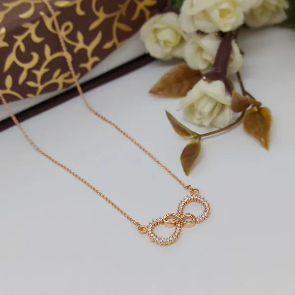 Viva_Jewels_Eternal_Sparkle_Infinity_Pendant_–_Rose_Gold-Plated_Minimalist_Necklace_with_Dual-Infinity_Motif_and_Shimmering_Crystal_Pavé