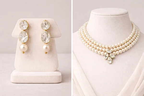 Viva_Jewels_Luxury_Three-Strand_Faux_Pearl_Choker_Set_–_Gold-Plated_Marquise_Crystal_Cluster_Statement_Necklace_&_Coordinating_Pearl_Drop_Earrings_Combo