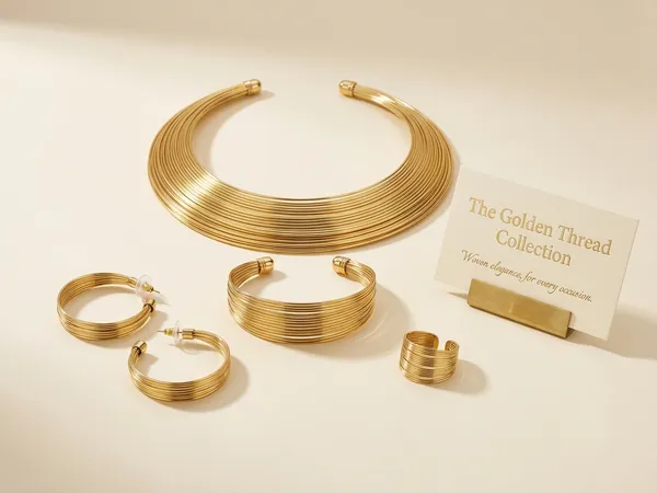 Viva_Jewels_Modern_Luxe_18K_Gold-Plated_Multi-Strand_Ribbed_Jewelry_Set_–_Statement_Collar_Necklace,_Wide_Cuff_Bracelet,_Earrings_&_Ring_Set