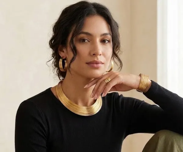 Viva_Jewels_Modern_Luxe_18K_Gold-Plated_Multi-Strand_Ribbed_Jewelry_Set_–_Statement_Collar_Necklace,_Wide_Cuff_Bracelet,_Earrings_&_Ring_Set