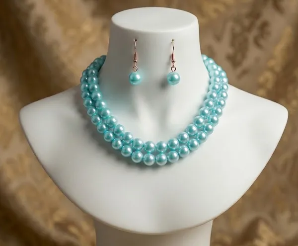 Viva_Jewels_Regal_Sky_Blue_Beaded_Necklace_Set_–_Elegant_Double-Strand_Aqua_Pearl_Necklace_with_Matching_Drop_Earrings