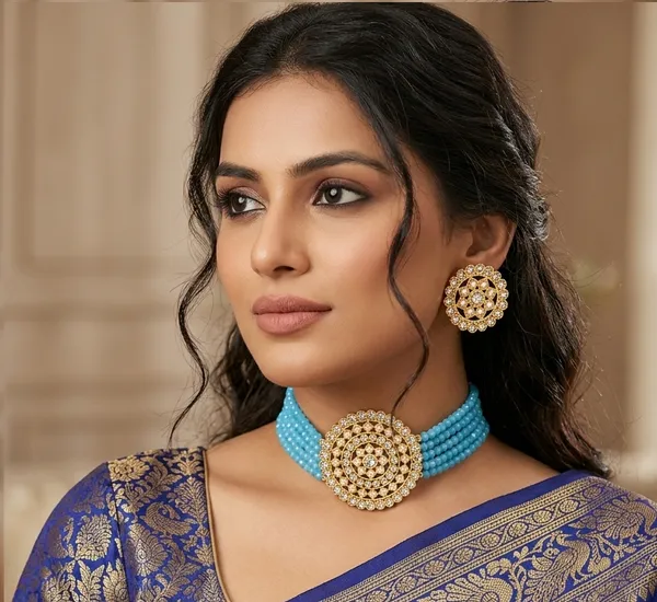 Viva_Jewels_Regal_Sky_Blue_Pearl_Choker_Set_–_Premium_Gold-Plated_Kundan_Mandala_Necklace_with_Multi-Strand_Beadwork_&_Matching_Studs