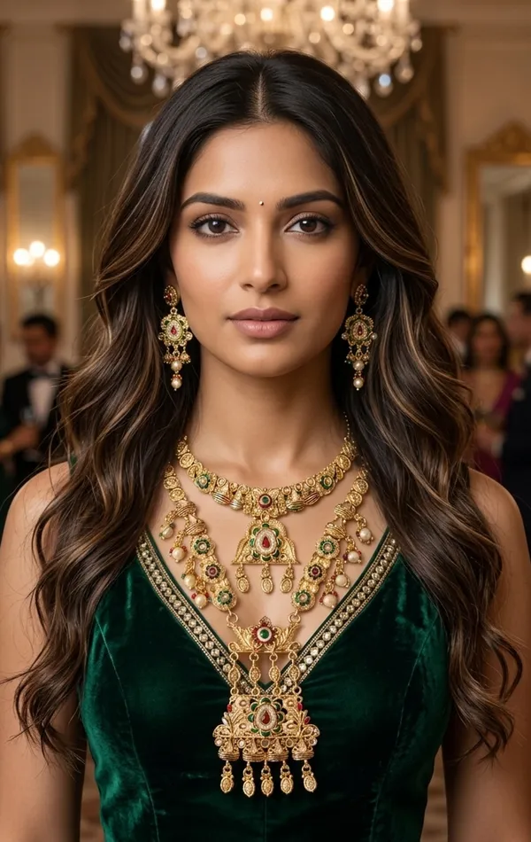 Viva_Jewels_Regal_Heritage_Bridal_Choker_Set_–_Gold-Plated_Kundan_&_Polki_Inspired_Choker_with_Multi-Layered_Pearl_Strands_and_Matching_Jhumkas