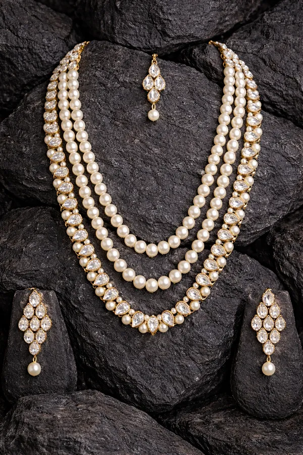Viva_Jewels_Royal_5-Layer_Pearl_&_Kundan_Long_Necklace_Set_with_Matching_Drop_Earrings_–_Bridal_&_Festive_Wear