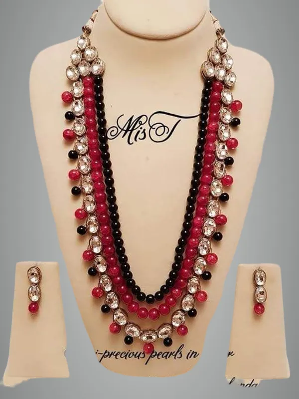 Viva_Jewels_Multicolor_Brass_Premium_Necklace_Set_–_Elegant_Gold-Plated_Statement_Jewellery_with_Matching_Earrings_for_Grand_Weddings_&_Festive_Glamour