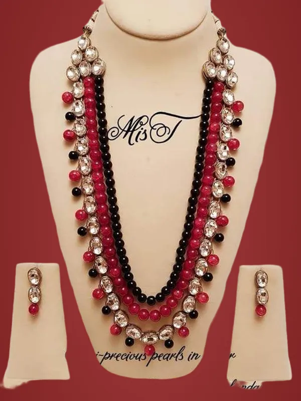 Viva_Jewels_Multicolor_Brass_Premium_Necklace_Set_–_Elegant_Gold-Plated_Statement_Jewellery_with_Matching_Earrings_for_Grand_Weddings_&_Festive_Glamour