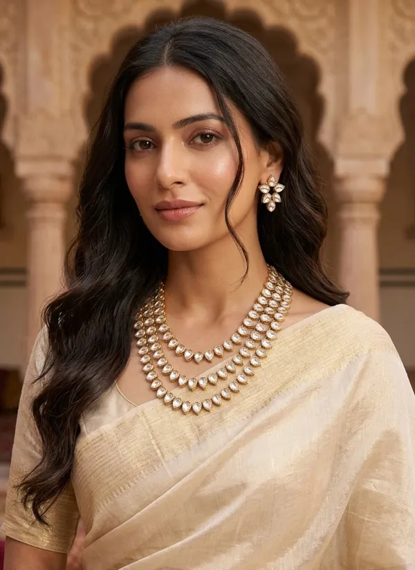 Viva_Jewels_Regal_Gold-Plated_Kundan_Layered_Statement_Set_–_Traditional_Multi-Strand_Bridal_Necklace_with_Matching_Earrings_for_Weddings_&_Festive_Glamour