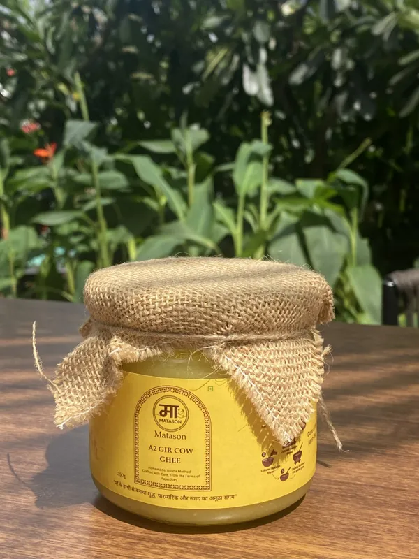 MATASON_Traditional_Bilona_A2_Gir_Cow_Ghee_(250ml)