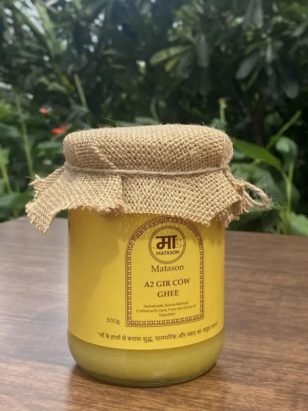 MATASON_Traditional_Bilona_A2_Gir_Cow_Ghee_(500ml)