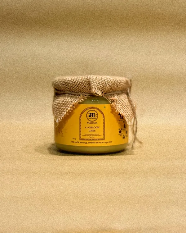 MATASON_Traditional_Bilona_A2_Gir_Cow_Ghee_(250ml)