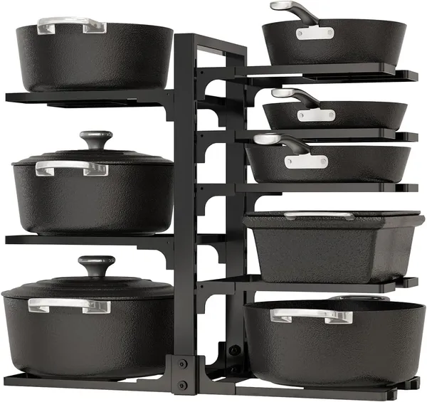 Black_Adjustable_Pots_And_Pans_Organizer_Under_Cabinet_8-Tier_Pot_And_Pan_Organizers_Inside_Cabinet_Kitchen_Cabinet_Organizers_And_Storage