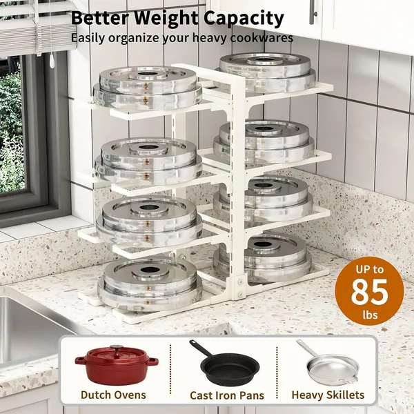 White_Adjustable_Pots_And_Pans_Organizer_Under_Cabinet_8-Tier_Pot_And_Pan_Organizers_Inside_Cabinet_Kitchen_Cabinet_Organizers_And_Storage