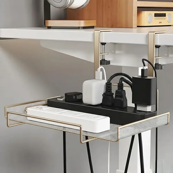 Black_Gi_Galvanized_Steel_Silver_Color_No-Drill_Under_Desk_Cable_Management_Tray_Organizer_Space-Saving_Cable_Office_Bedroom_&_Living_Room_Easy_Install_&_Reusable_Desk_Cord_Organizer