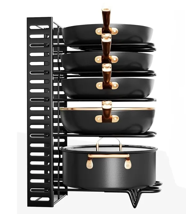 Black_Kitchen_Pots_And_Pans_Organizer_For_Cabinet_5_Tiers_Heavy_Duty_Pan_Rack_Under_Sink_Storageadjustable_Metal_Pan_Rack_&_Potlid_Holder_For_Kitchen_Organizers_And_Storage_(5_Tire)