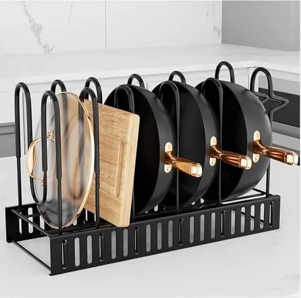 Black_Kitchen_Pots_And_Pans_Organizer_For_Cabinet_5_Tiers_Heavy_Duty_Pan_Rack_Under_Sink_Storageadjustable_Metal_Pan_Rack_&_Potlid_Holder_For_Kitchen_Organizers_And_Storage_(5_Tire)