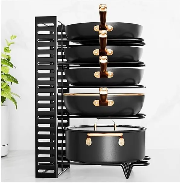 Black_Kitchen_Pots_And_Pans_Organizer_For_Cabinet_5_Tiers_Heavy_Duty_Pan_Rack_Under_Sink_Storageadjustable_Metal_Pan_Rack_&_Potlid_Holder_For_Kitchen_Organizers_And_Storage_(5_Tire)