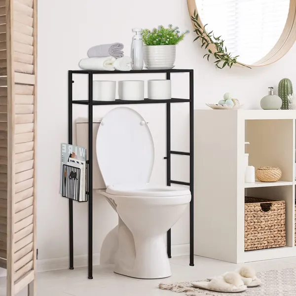 Black_2-Tier_Over_The_Toilet_Storage_Space_Saver_Metal_Bathroom_Shelves_Freestanding_Above_Over_Toilet_Storage_Shelf_With_1_Magazine_Holder_Basket