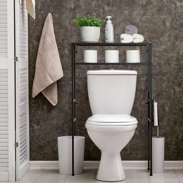Black_2-Tier_Over_The_Toilet_Storage_Space_Saver_Metal_Bathroom_Shelves_Freestanding_Above_Over_Toilet_Storage_Shelf_With_1_Magazine_Holder_Basket
