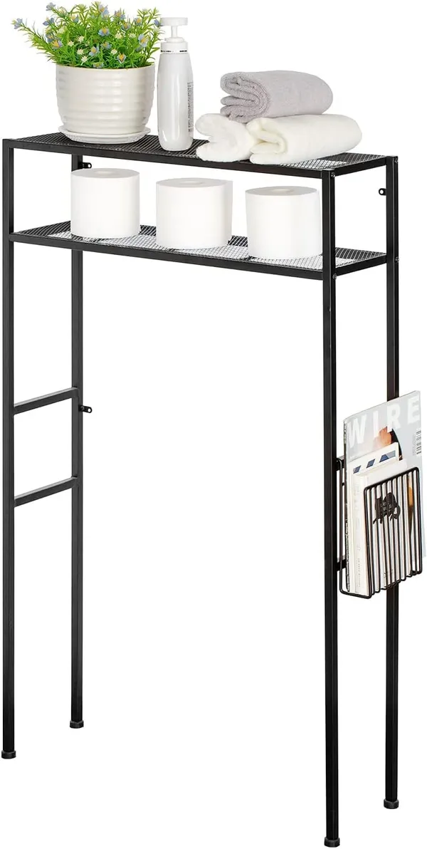 Black_2-Tier_Over_The_Toilet_Storage_Space_Saver_Metal_Bathroom_Shelves_Freestanding_Above_Over_Toilet_Storage_Shelf_With_1_Magazine_Holder_Basket