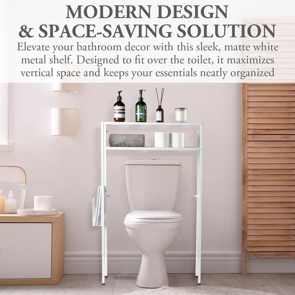 White_2-Tier_Over_The_Toilet_Storage_Space_Saver_Metal_Bathroom_Shelves_Freestanding_Above_Over_Toilet_Storage_Shelf_With_1_Magazine_Holder_Basket_(2_Tier)