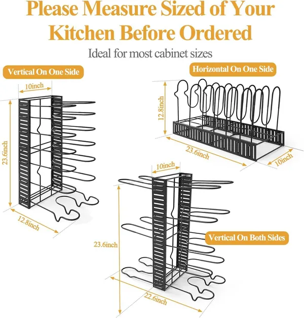 Black_Big_Size_24_Inch_Height_Pots_And_Pans_Organizer_Under_Cabinet:_Heavy_Duty_8_Tier_Pan_Organizers_With_3_Diy_Assembly_Adjustable_Pot_Organizer_With_Tilted_Scratch-Proof_Dividers