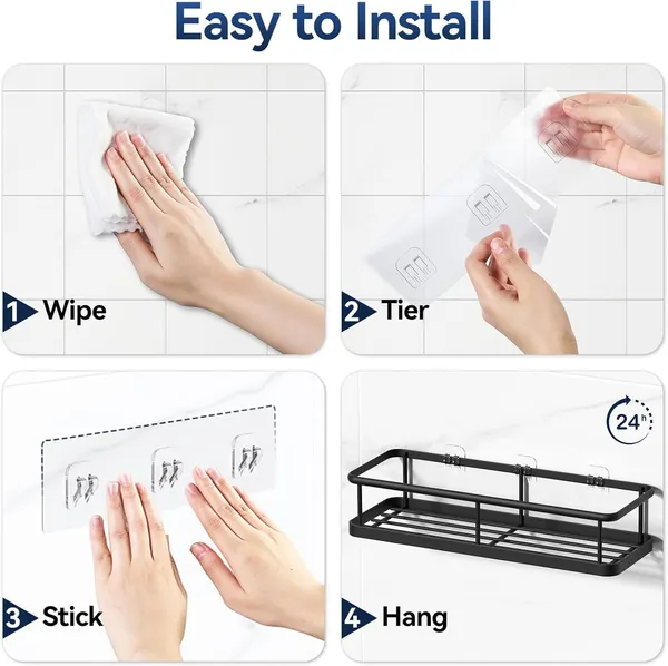 Black_Shower_Caddy_Adhesive_No_Drill_Bathroom_Shower_Organizers_With_Removable_Hooks_Rust_Proof_Shower_Shelves_Wall-Mounted_Shower_Holder_(_2_Pack)