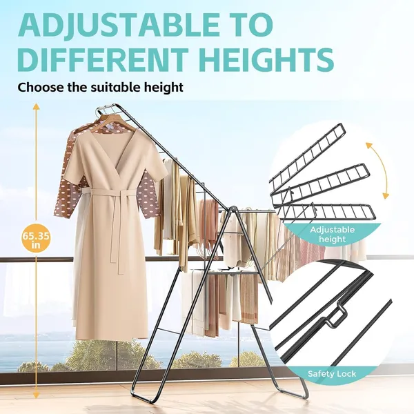 Black_Clothes_Drying_Rack_Oversized_Drying_Rack_Clothing_With_Height-Adjustable_Foldable_Gullwings_Metal_Laundry_Rack_Indoor_Outdoor_Use_No_Assembly