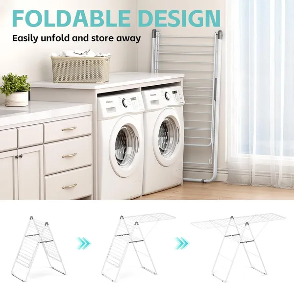 Black_Clothes_Drying_Rack_Oversized_Drying_Rack_Clothing_With_Height-Adjustable_Foldable_Gullwings_Metal_Laundry_Rack_Indoor_Outdoor_Use_No_Assembly