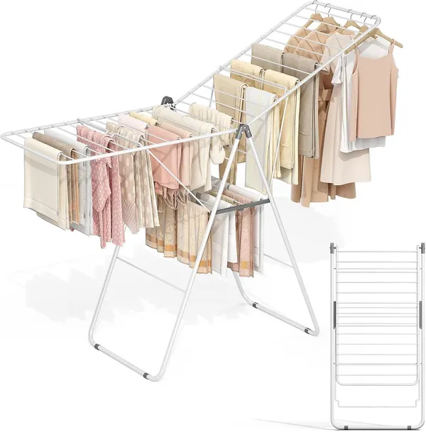 Black_Clothes_Drying_Rack_Oversized_Drying_Rack_Clothing_With_Height-Adjustable_Foldable_Gullwings_Metal_Laundry_Rack_Indoor_Outdoor_Use_No_Assembly