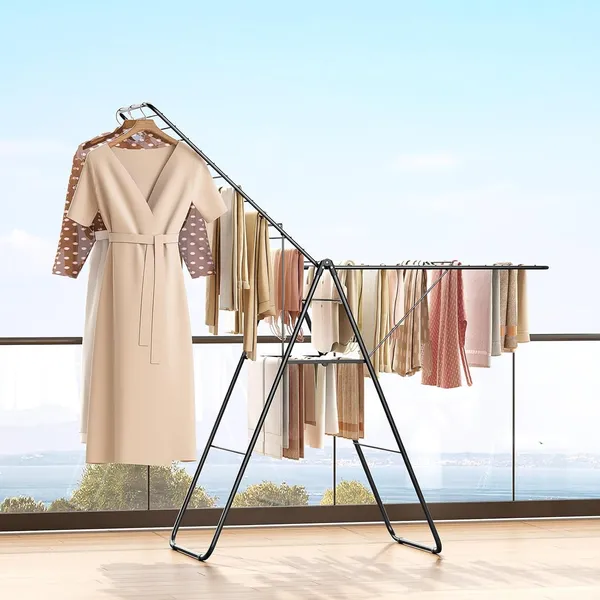 Black_Clothes_Drying_Rack_Oversized_Drying_Rack_Clothing_With_Height-Adjustable_Foldable_Gullwings_Metal_Laundry_Rack_Indoor_Outdoor_Use_No_Assembly