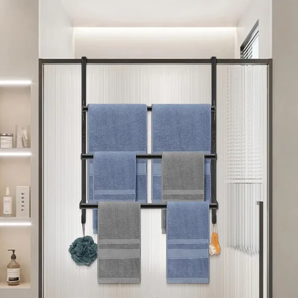 Black_3-Tier_Over_The_Door_Towel_Rack_With_Hooks_Heavy-Duty_Metal_Towel_Holder_For_Bathroom_Door_Hanging_Towel_Bar_Organizer_For_Towels_&_Clothes_Rust-Resistant_(19.37"_L_X_5.9"_W_X_24.4"_H)
