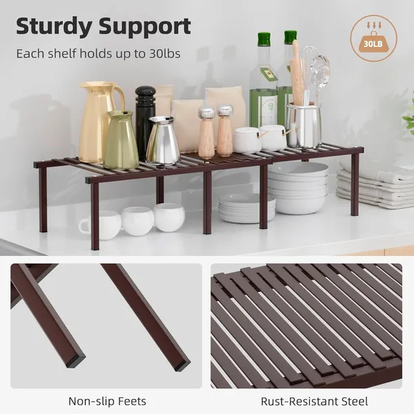 Black_1-Pack_Expandable_Kitchen_Counter_&_Cabinet_Shelf_Organizer_Premium_Heavy-Duty_Adjustable_Storage_Rack