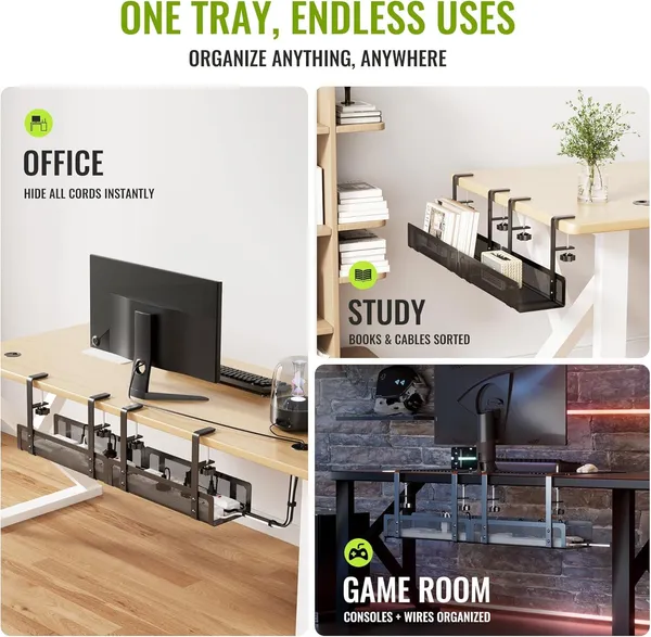 Black_[Upgraded]_2_Pack_Cable_Management_Under_Desk_Tray_27.6"_No_Drill_Open_Slots_Cable_Management_Tray_Cord_Wire_Organizer_Box_With_Clamp_For_Table_Thickness_Up_To_3"_-_No_Desk_Damage_