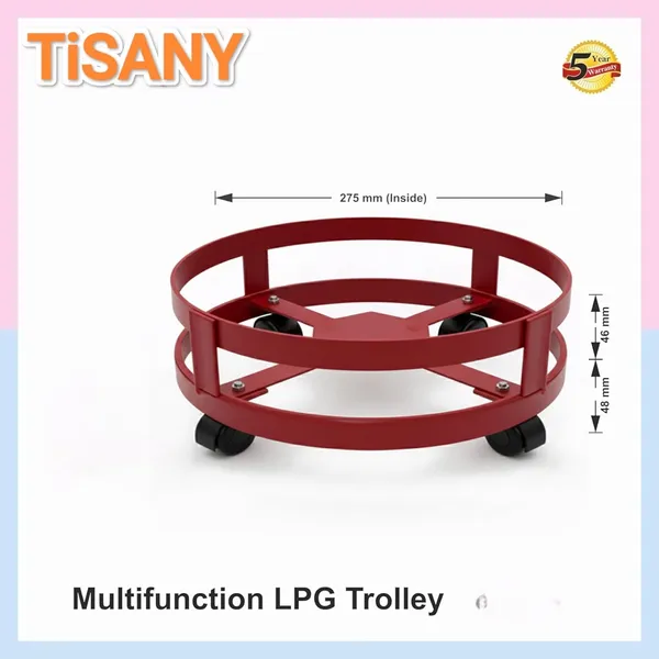 Red_Steel_Gas_Cylinder_Trolley_With_Wheels_Heavy-Duty_Lpg_Cylinder_Stand_Stainless_Steel_12"_Diameter_4"_Height_