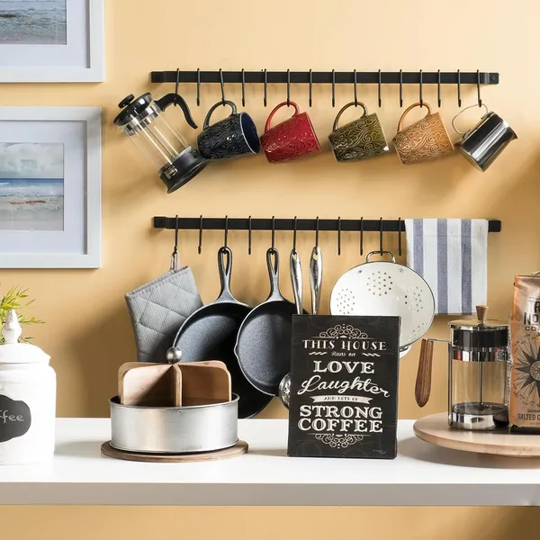Black_24"_Gourmet_Kitchen_Rail_With_10_S_Hooks_For_Hanging_Kitchen_Utensils_Set_And_Cookware_Iron_Frosty_