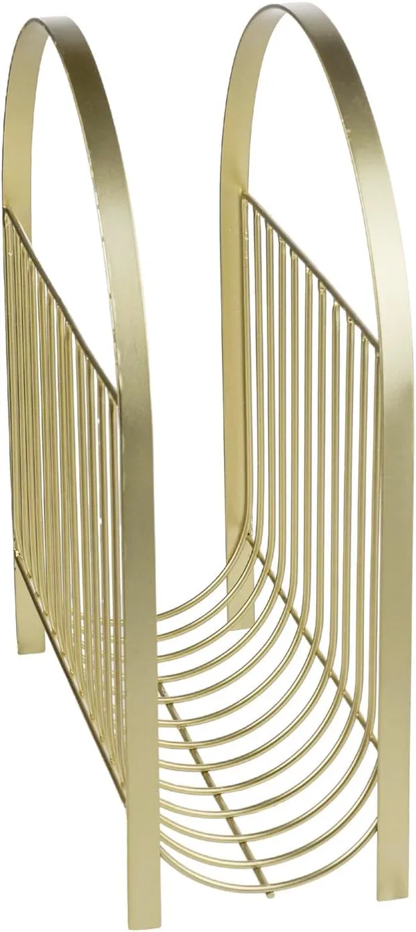 Black_Mid_Century_Metal_Wire_Magazine_Rack_Matte_Finish_Rectangular_Tabletop_Or_Floor_Standing_Engineered_Wood_Modern_Style_(Gold)
