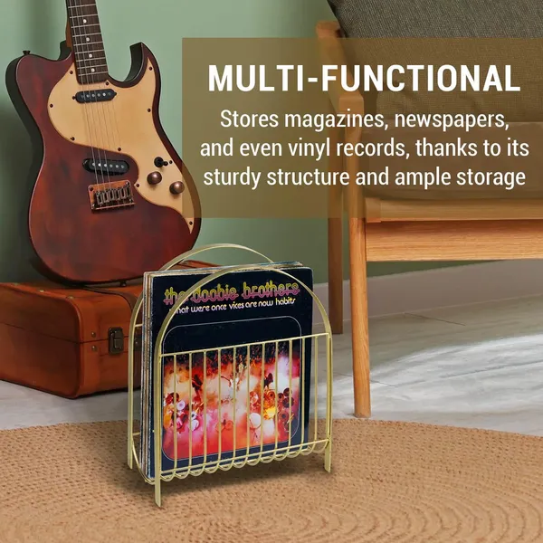 Black_Mid_Century_Metal_Wire_Magazine_Rack_Matte_Finish_Rectangular_Tabletop_Or_Floor_Standing_Engineered_Wood_Modern_Style_(Gold)