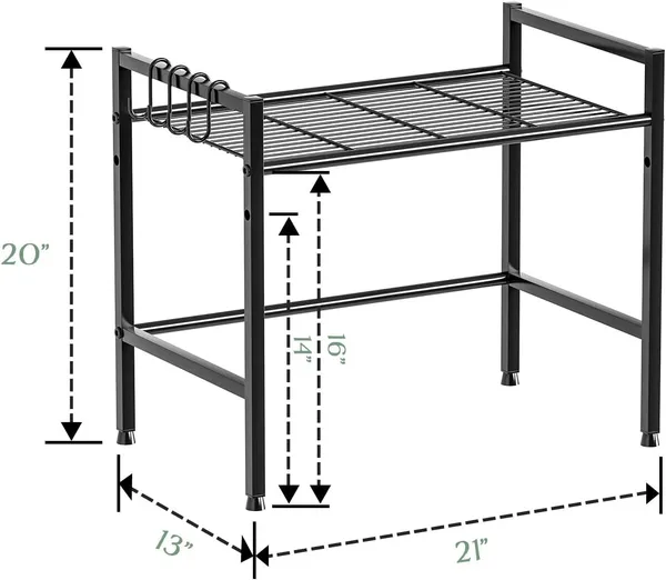 Black_Microwave_Stand_Countertop_2-Tier_Adjustable_Metal_Oven_Rack_With_4_Hooks_Heavy_Duty_Carbon_Steel_Organizer_Shelf_For_Microwave/Oven/Toaster_Kitchen_Storage
