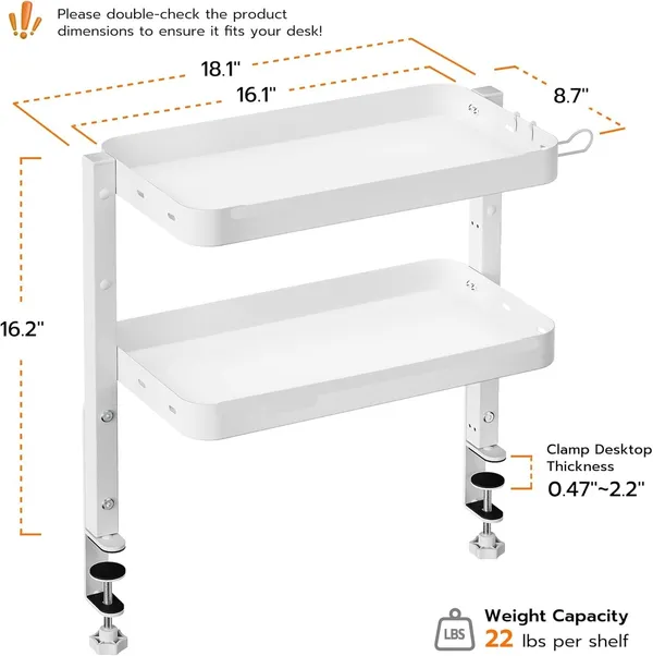 Black_2-Tier_Clamp_On_Desk_Shelf_16_Inch_Adjustable_Above_Or_Under_Desk_Storage_Shelves_Holds_Heavy_Duty_Desktop_Organizer_With_Headphone_Holder_For_Working_And_Gaming
